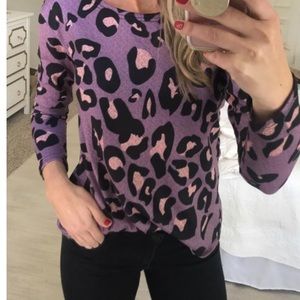 Leopard top with adorable back detail